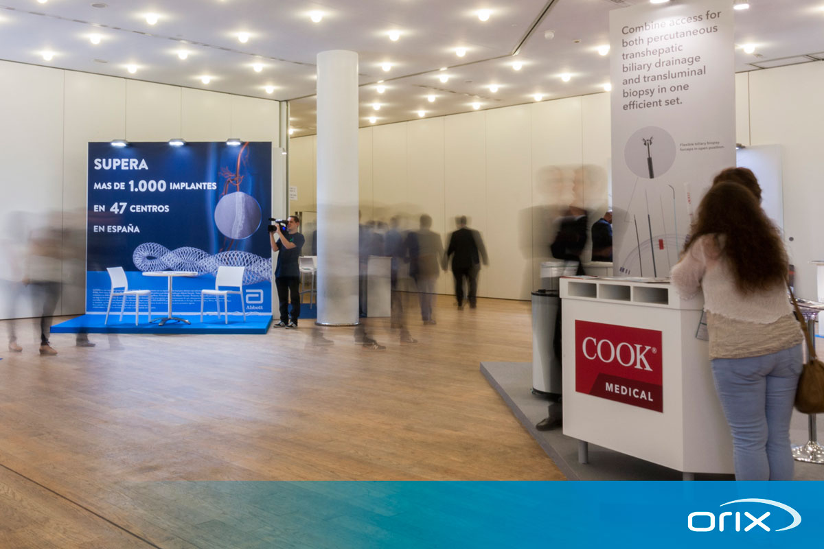 Stand de compañías interesadas en formación